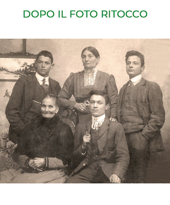 Foto di famiglia antica